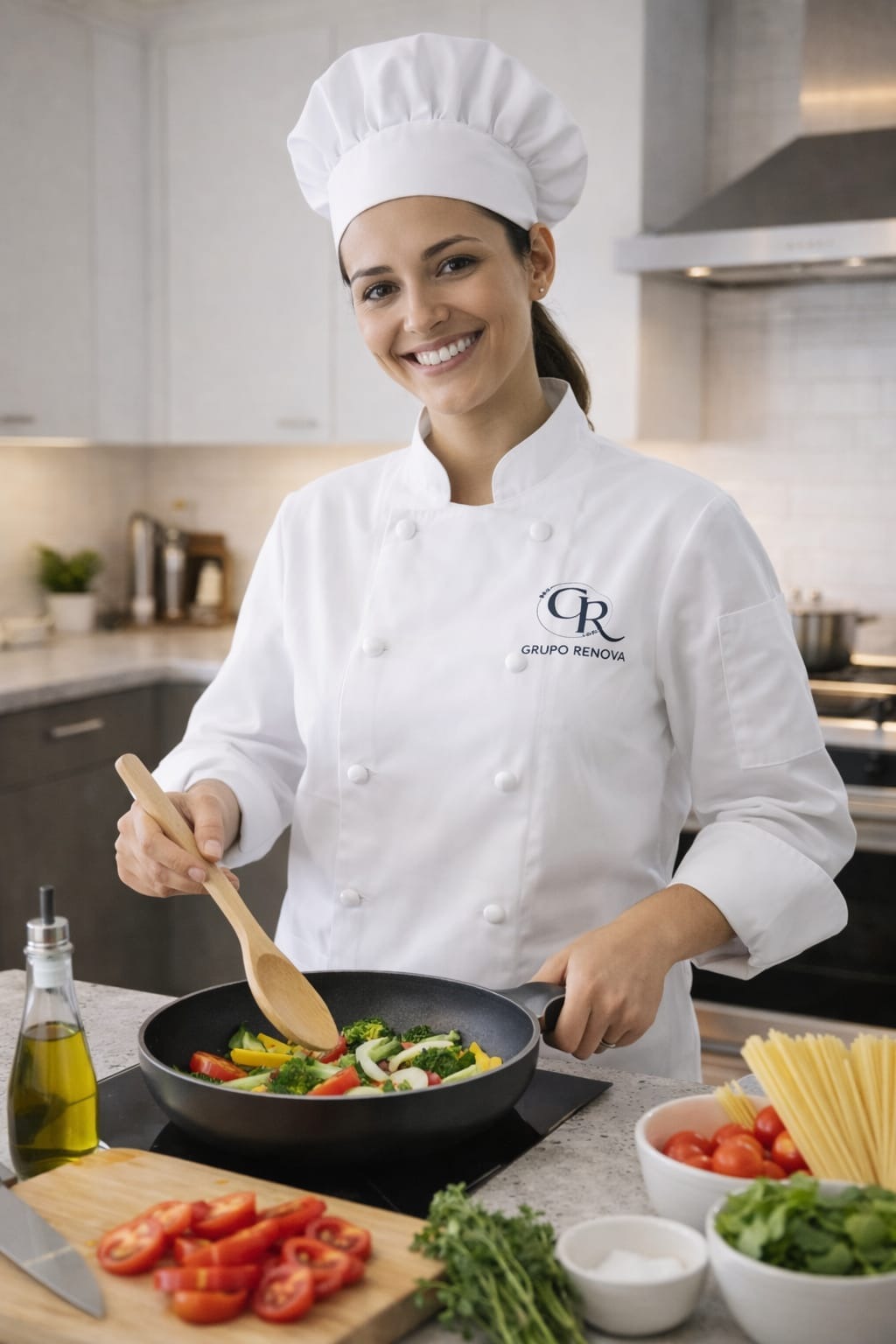 Profissional Grupo Renova cuidando de idosa